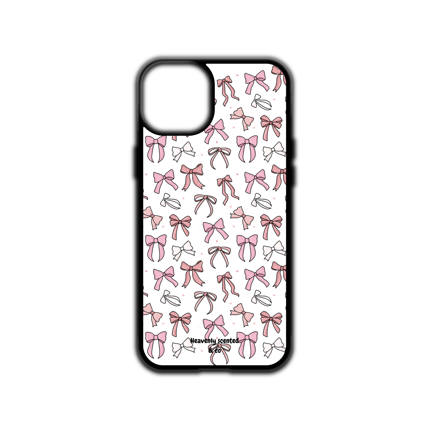 Pink bow iPhone case