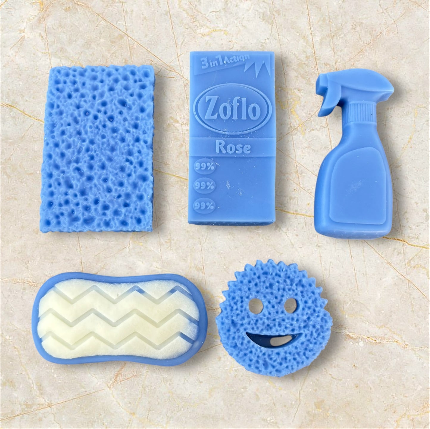 Chocolate mini cleaning set wax melts