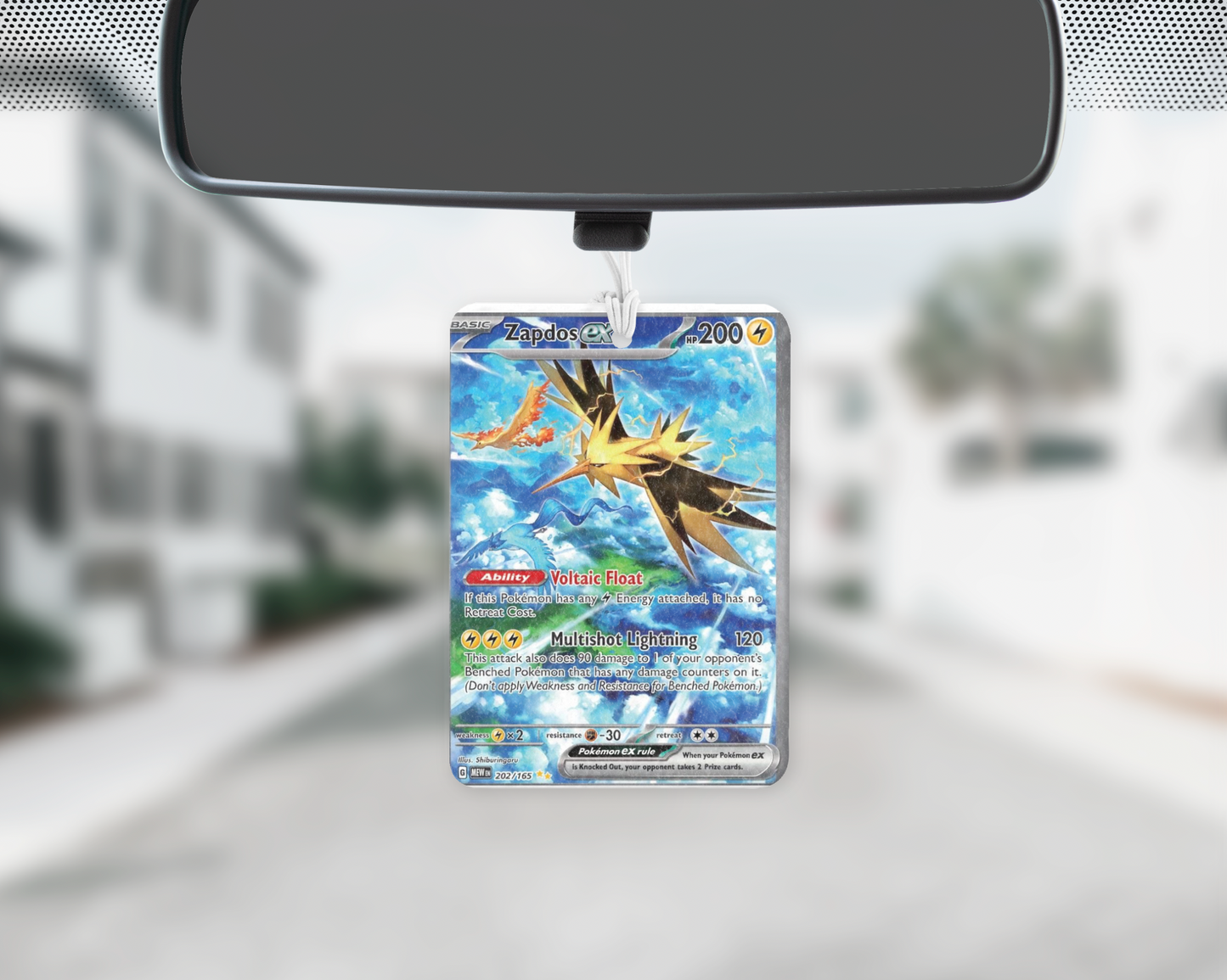Electric bird car freshie