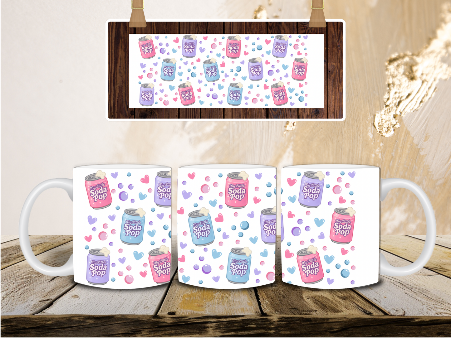 Soda pop mug