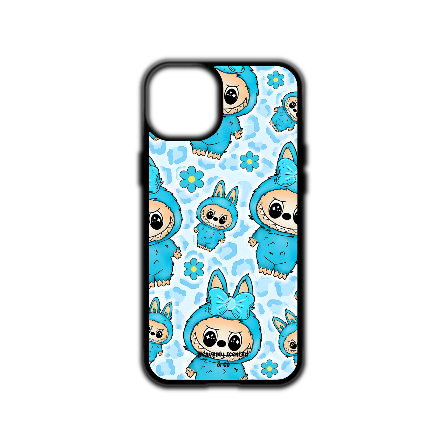 Blue bubu iPhone case