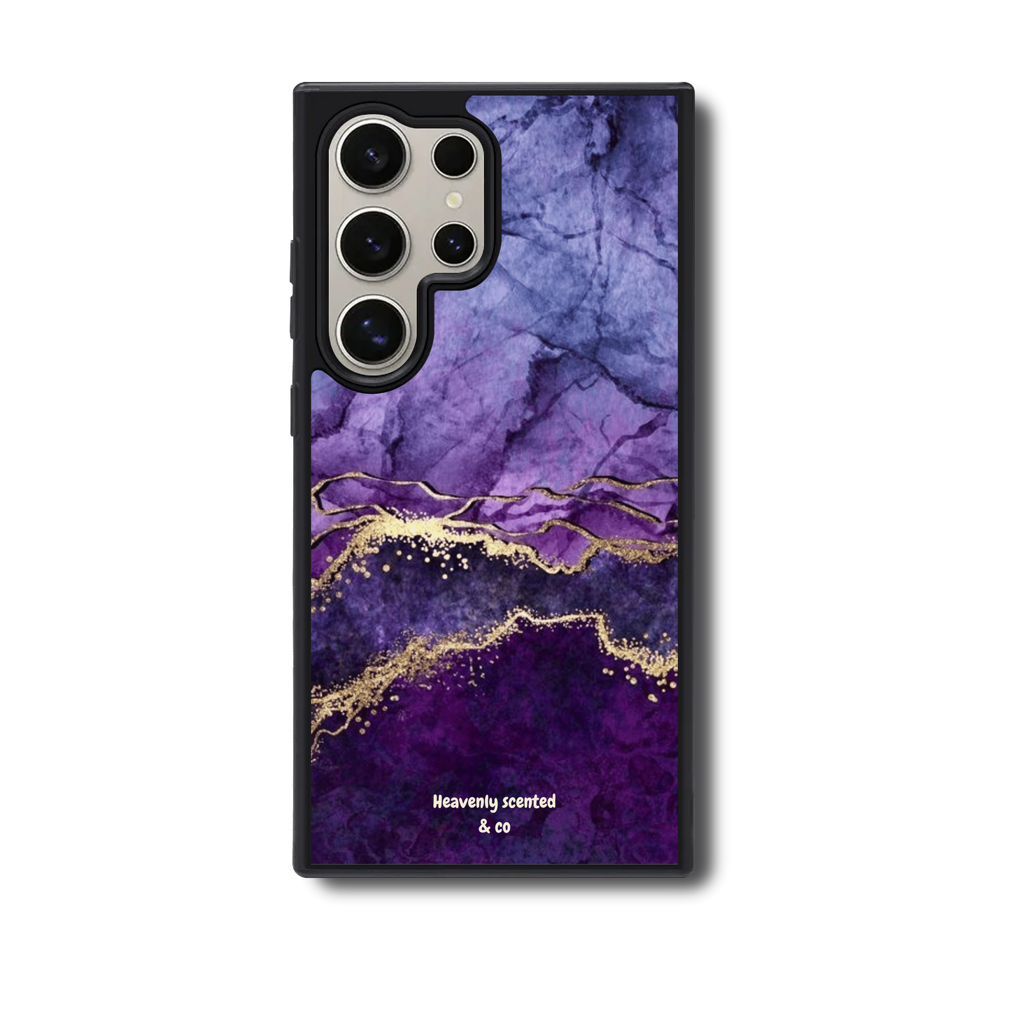 Purple marble Samsung case