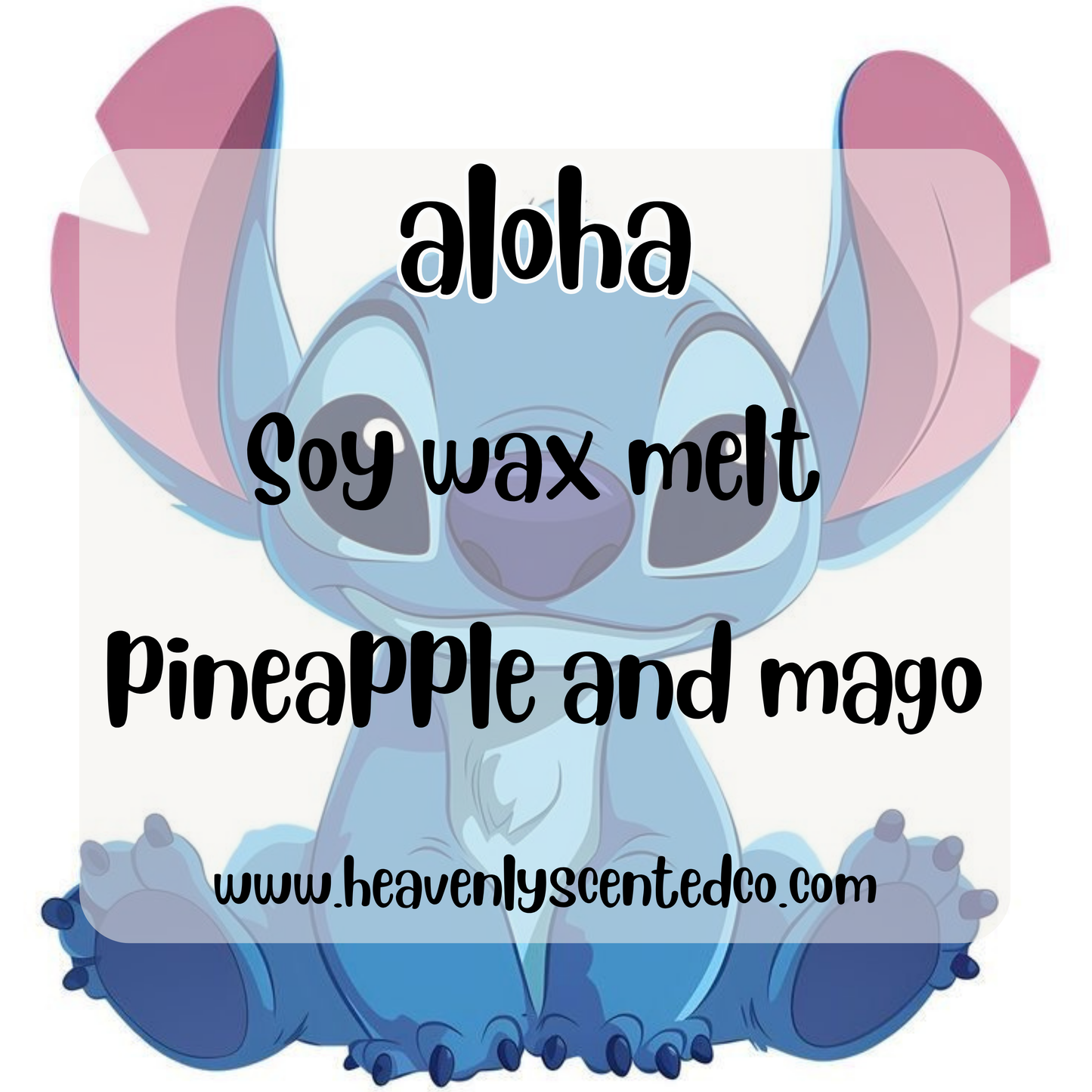 Aloha (stitch) wax melt