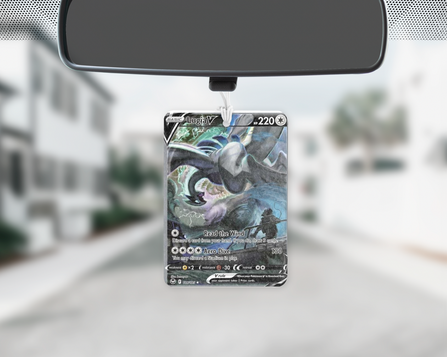 Silver struck car freshie