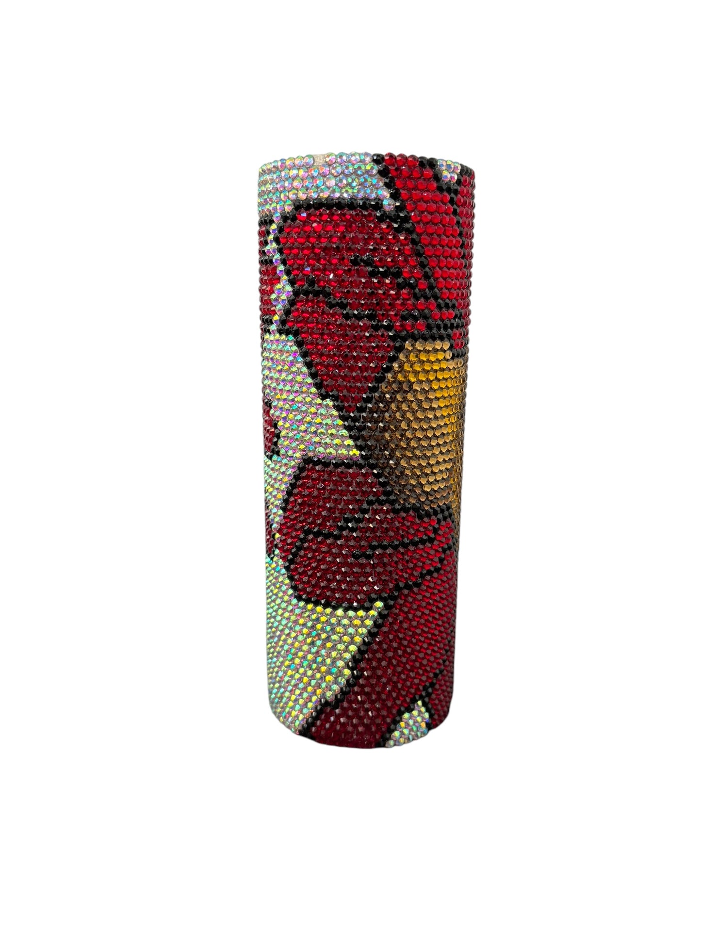 Lion rhinestone tumbler