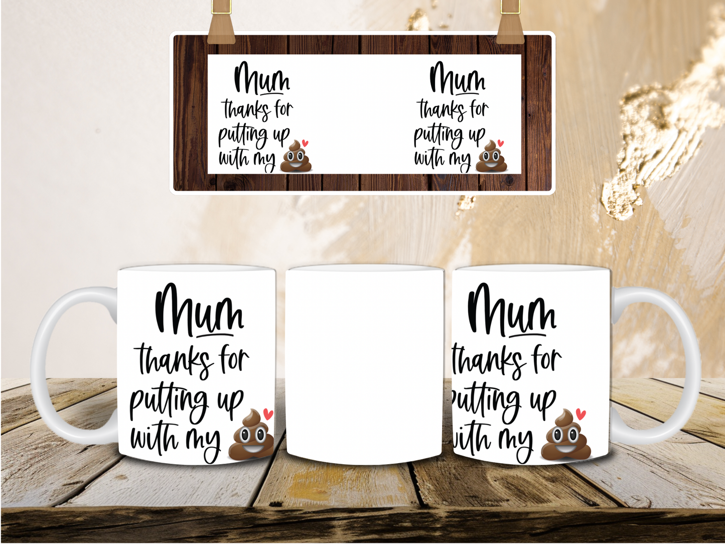 Mum 💩 mug
