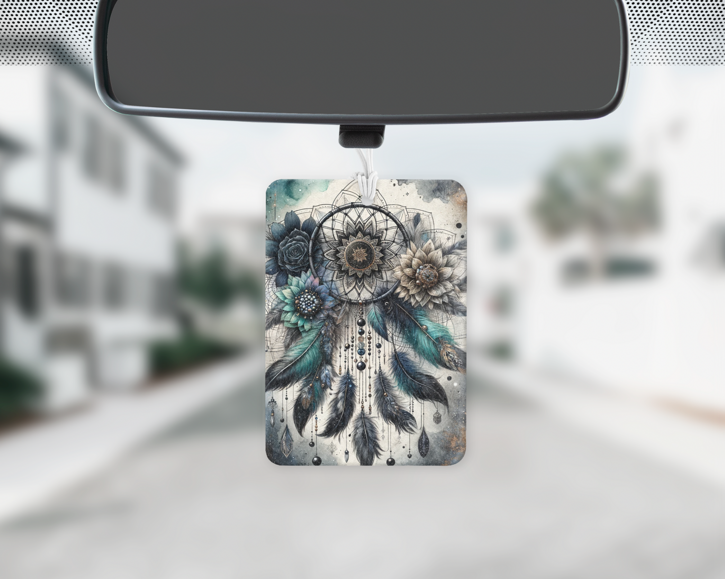 Rustic dream catcher car freshie