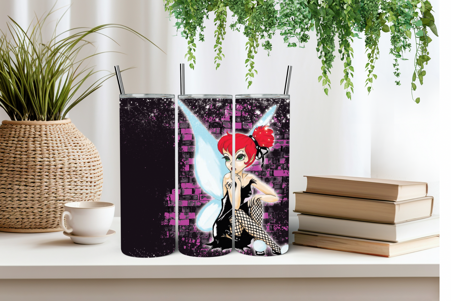 Red hair fairy tumbler
