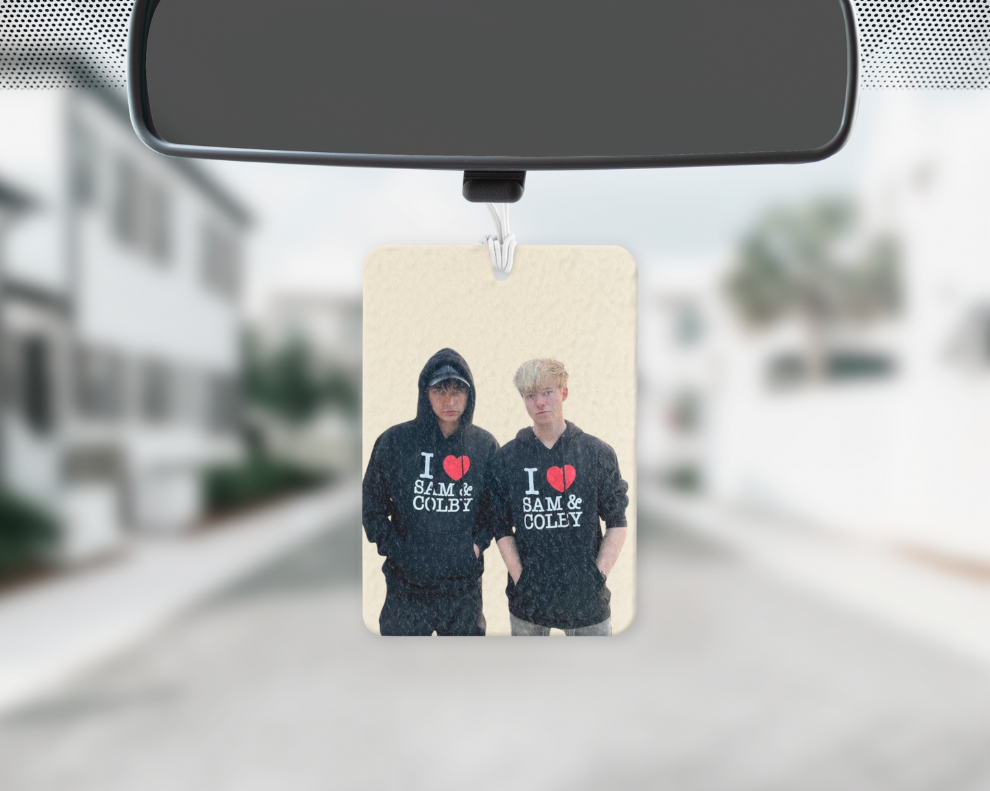 Sam and Colby car freshie
