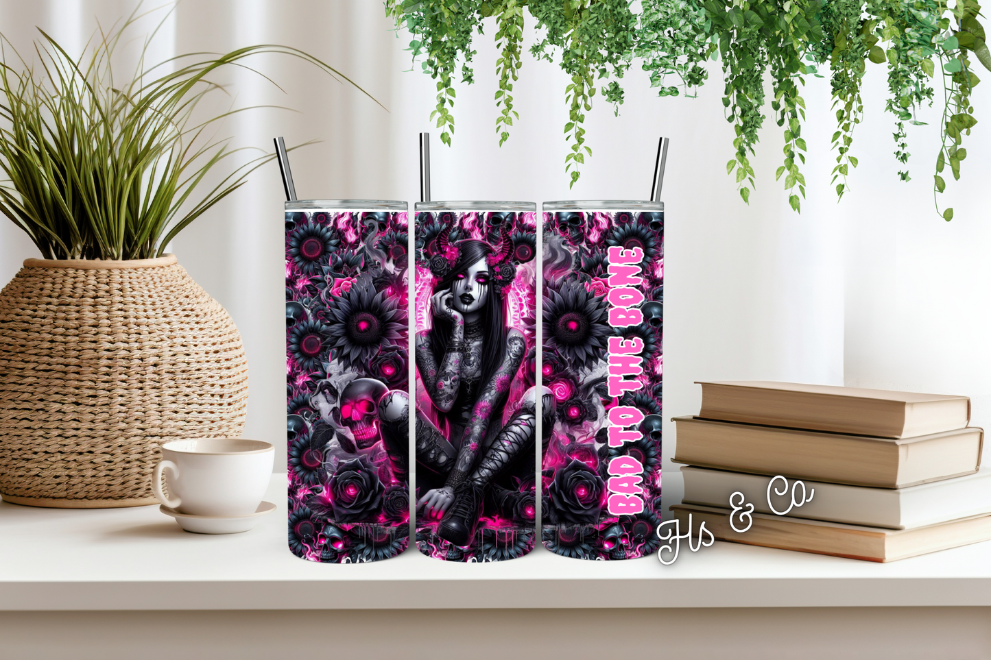 Bad to the bone tumbler