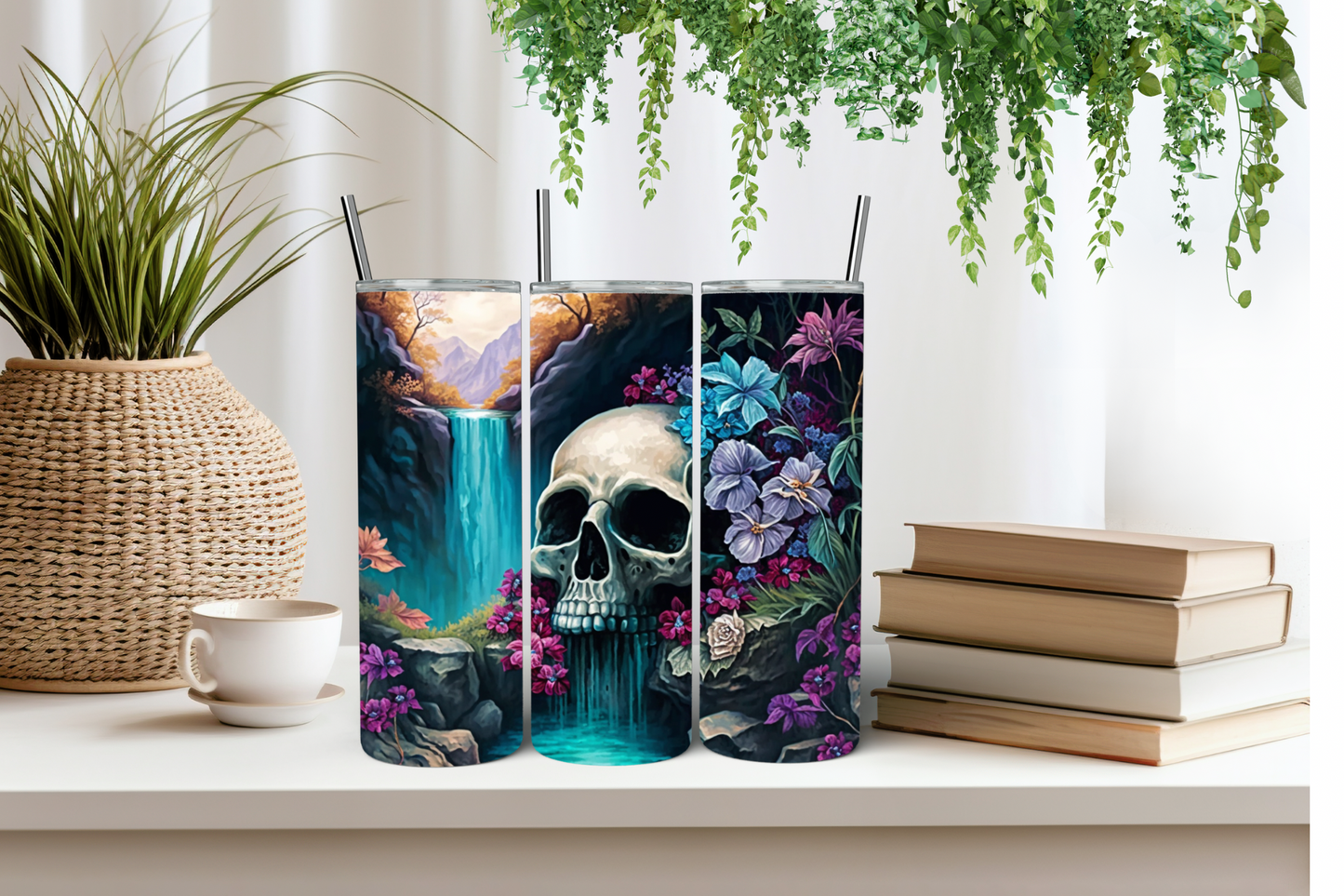 Skull tumbler