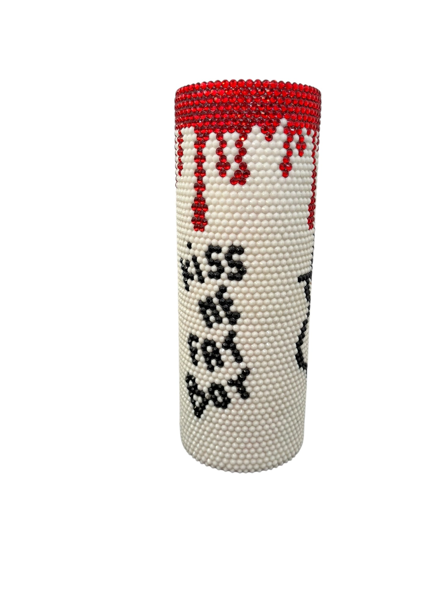 Clown rhinestone tumbler