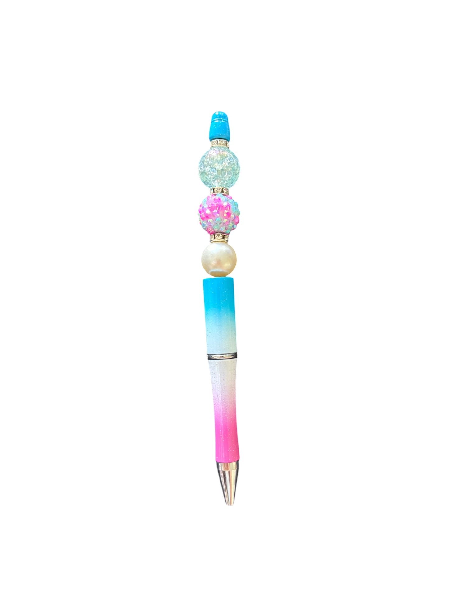 Ombré pink and blue pen