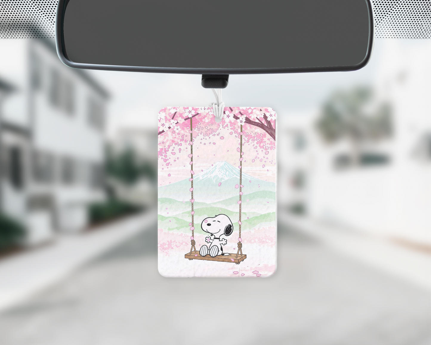 Dog swing car freshie
