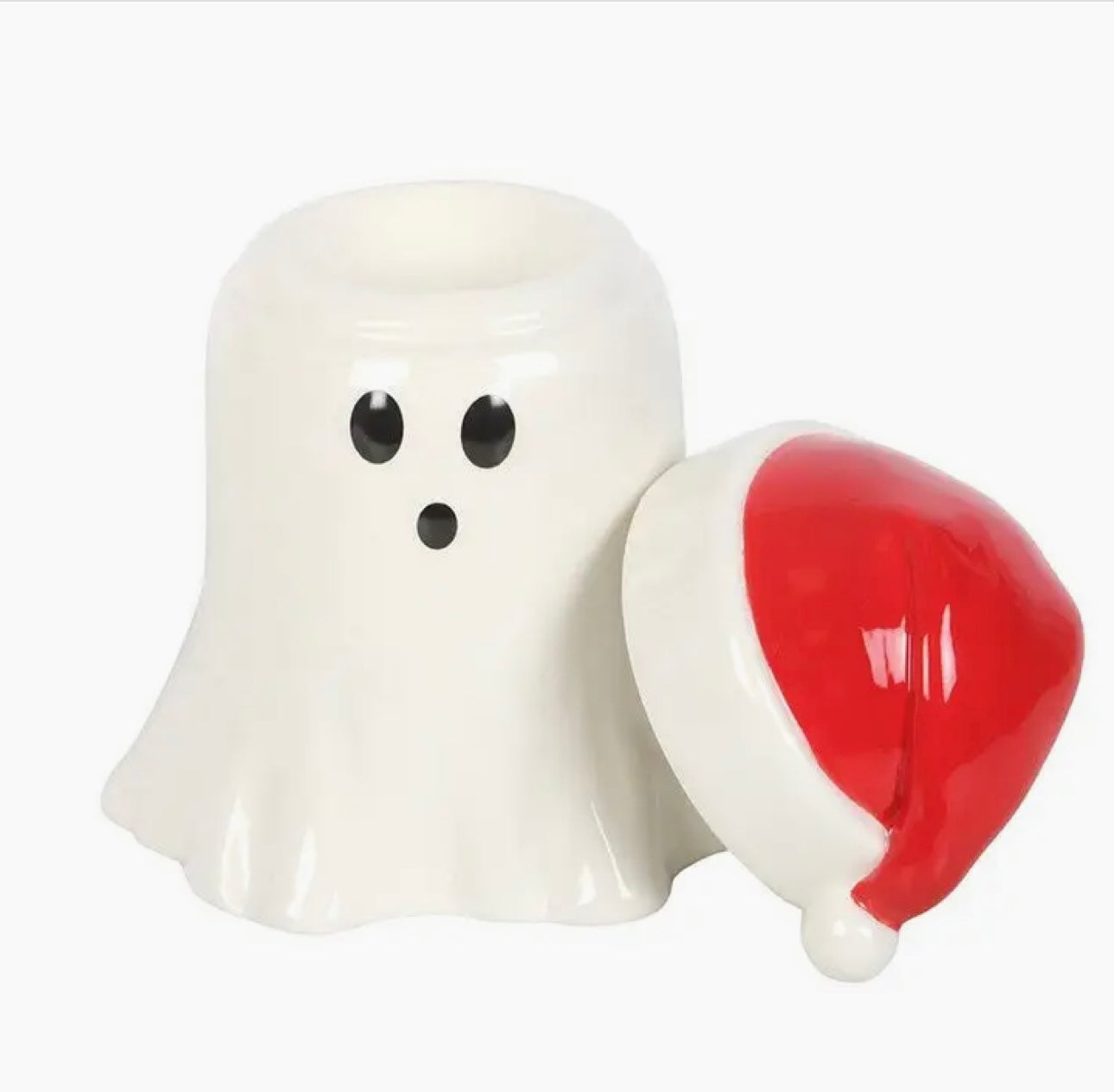 Christmas ghost tealight wax melt burner