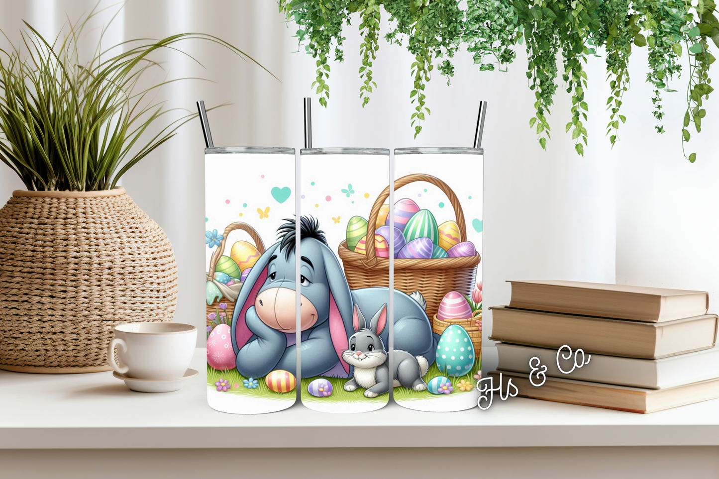 Eeyore Easter tumbler