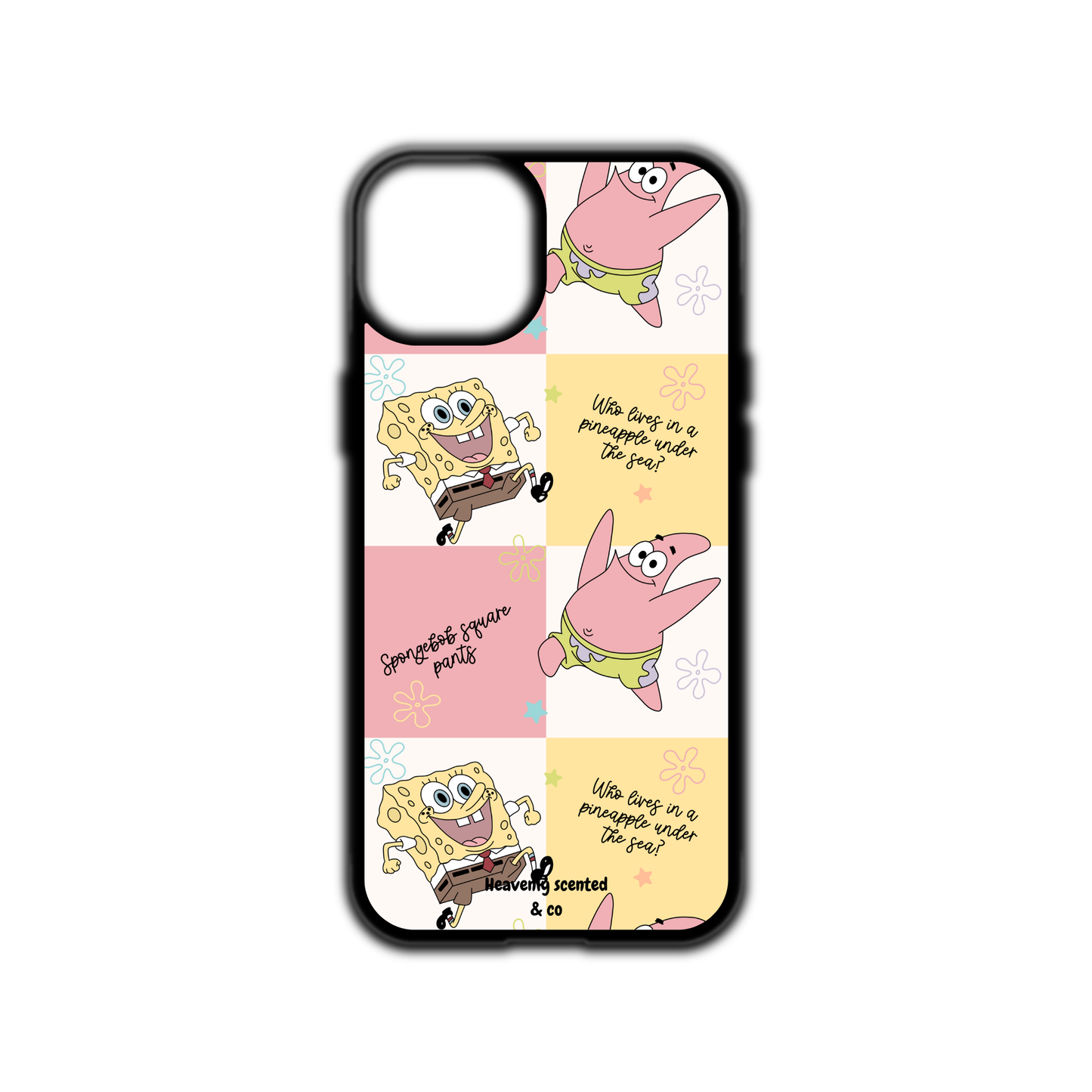 Sponge and star iPhone case