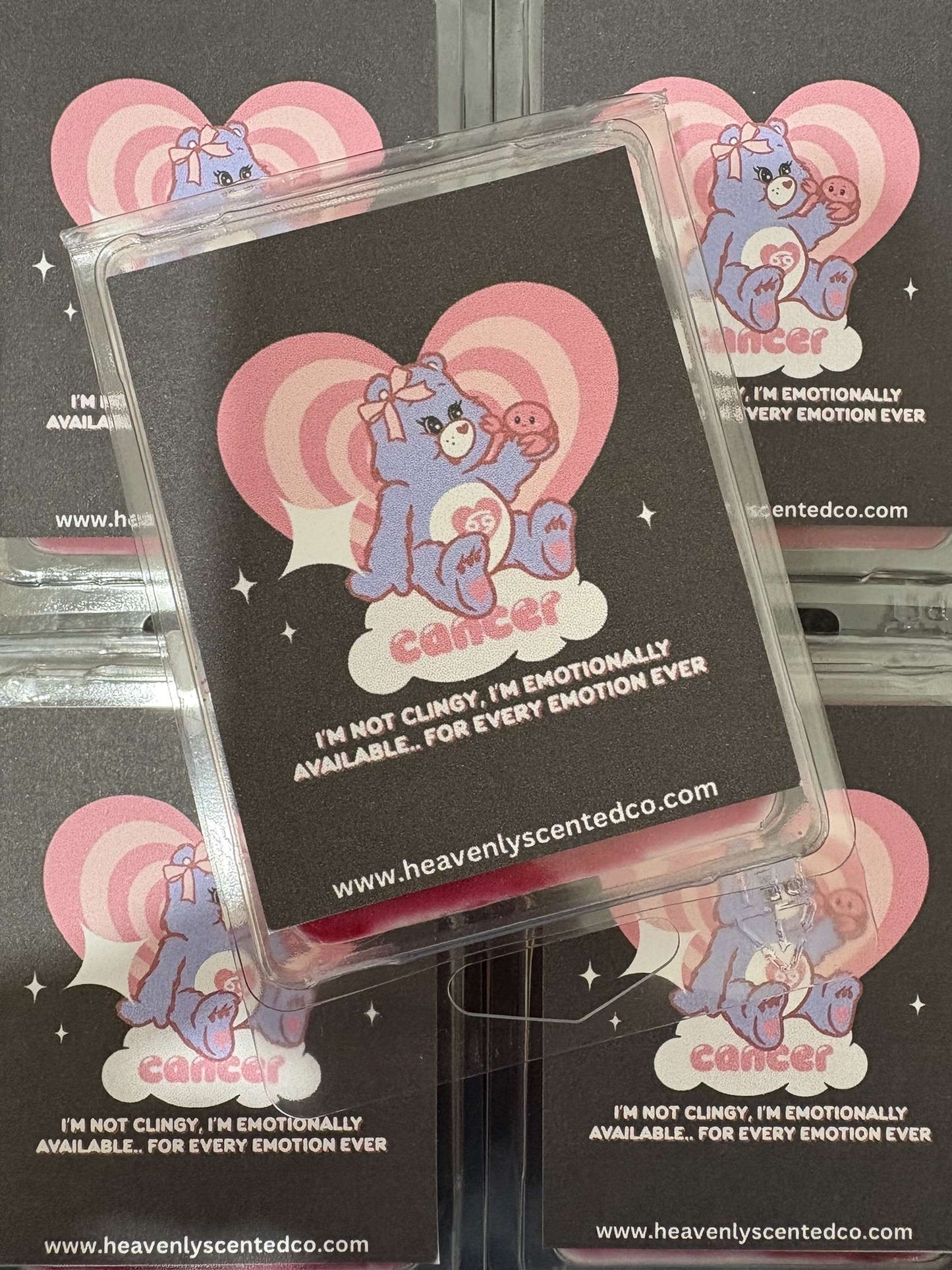 Cancer clam shell wax melt