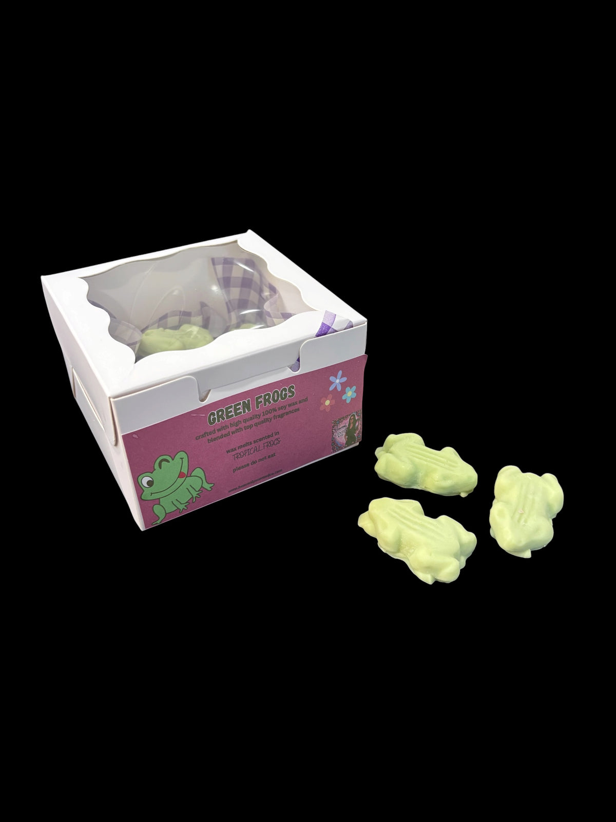 Green frogs wax melt