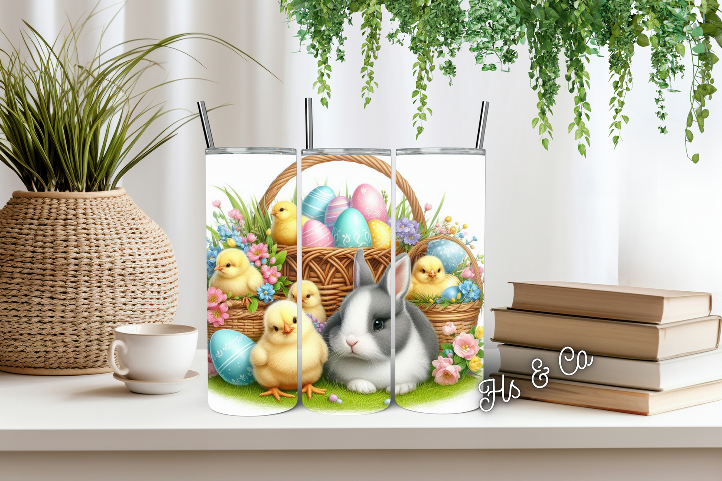 Baby chicks Easter tumbler