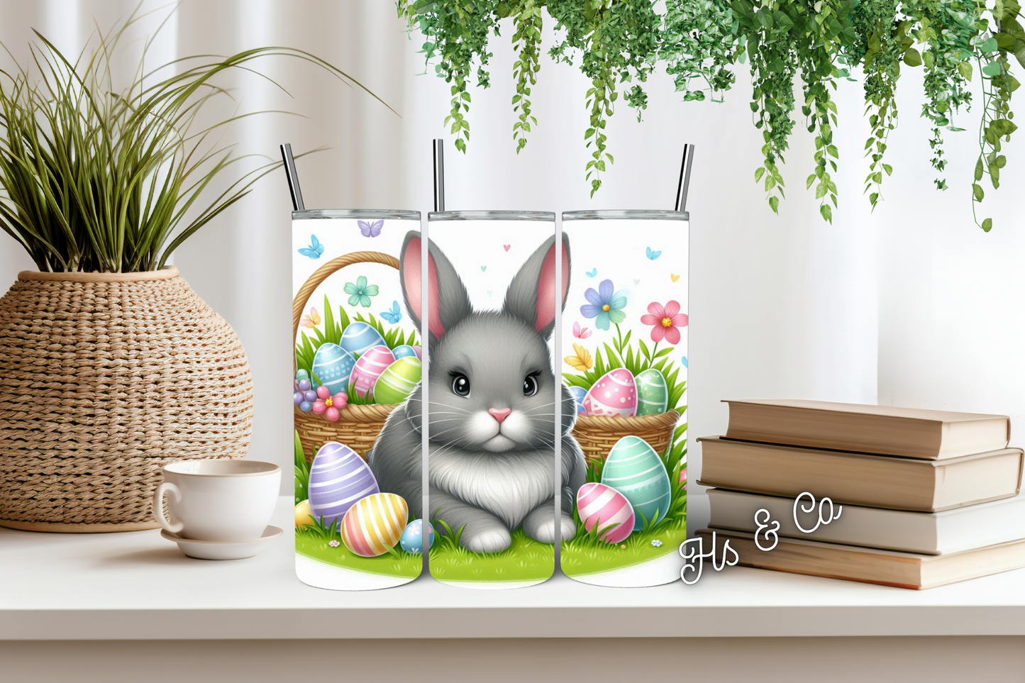 Bunny Easter tumbler