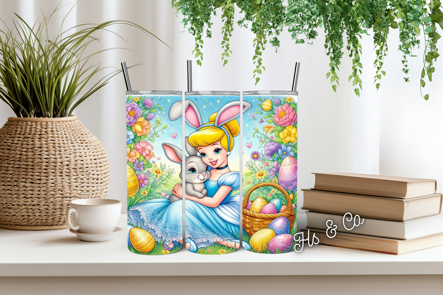 Cinderella Easter tumbler