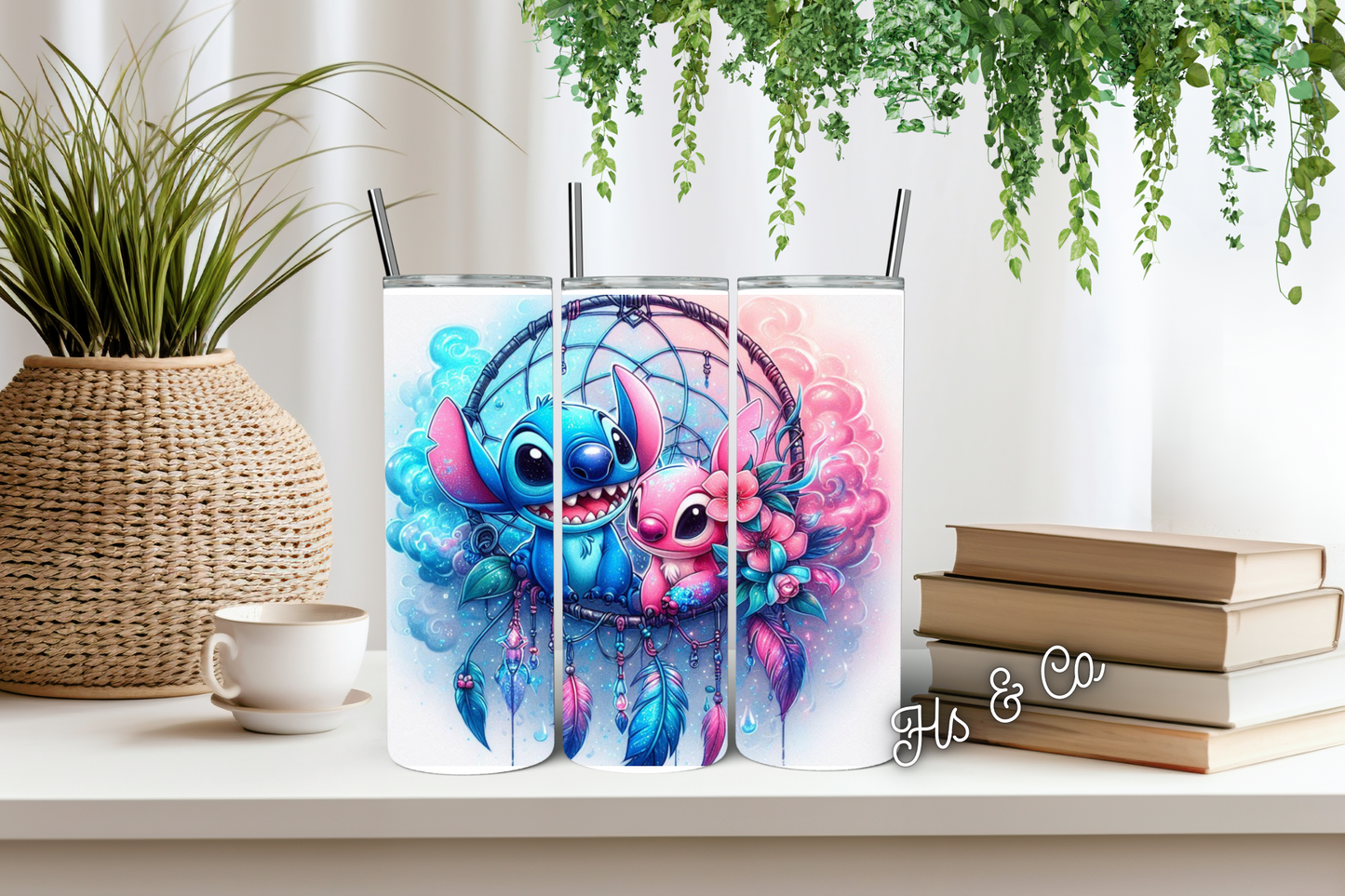 Blue man 4 dream catcher tumbler