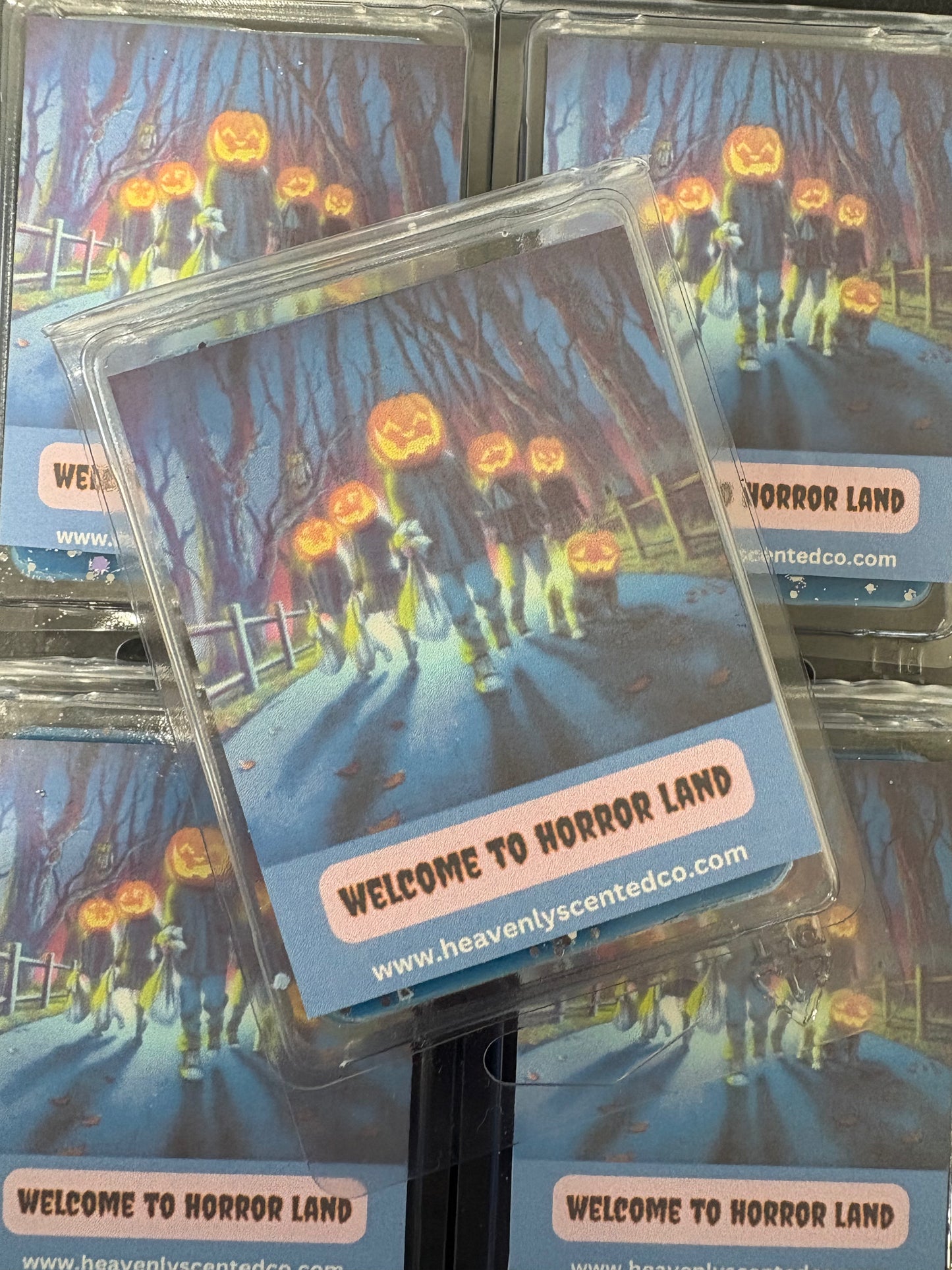 Welcome to horror land clam shell wax melt