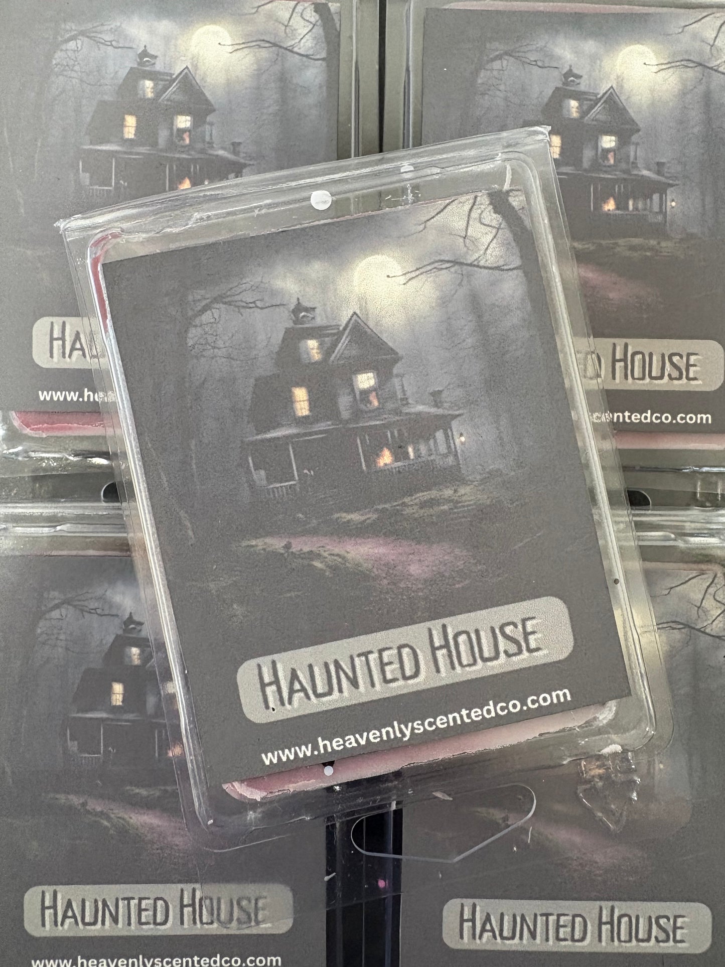 Haunted house clam shell wax melt