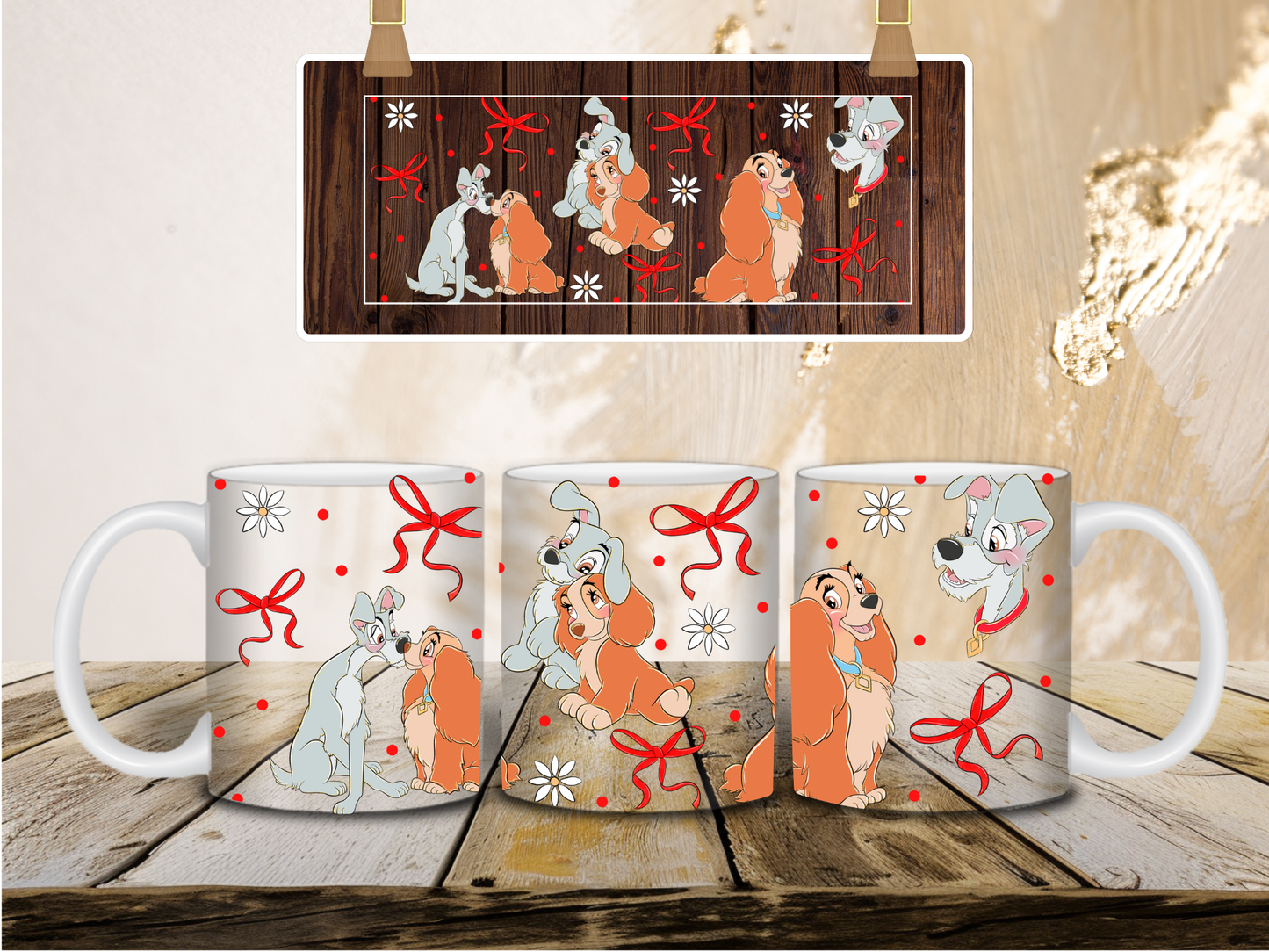 Lady and the tramp mug