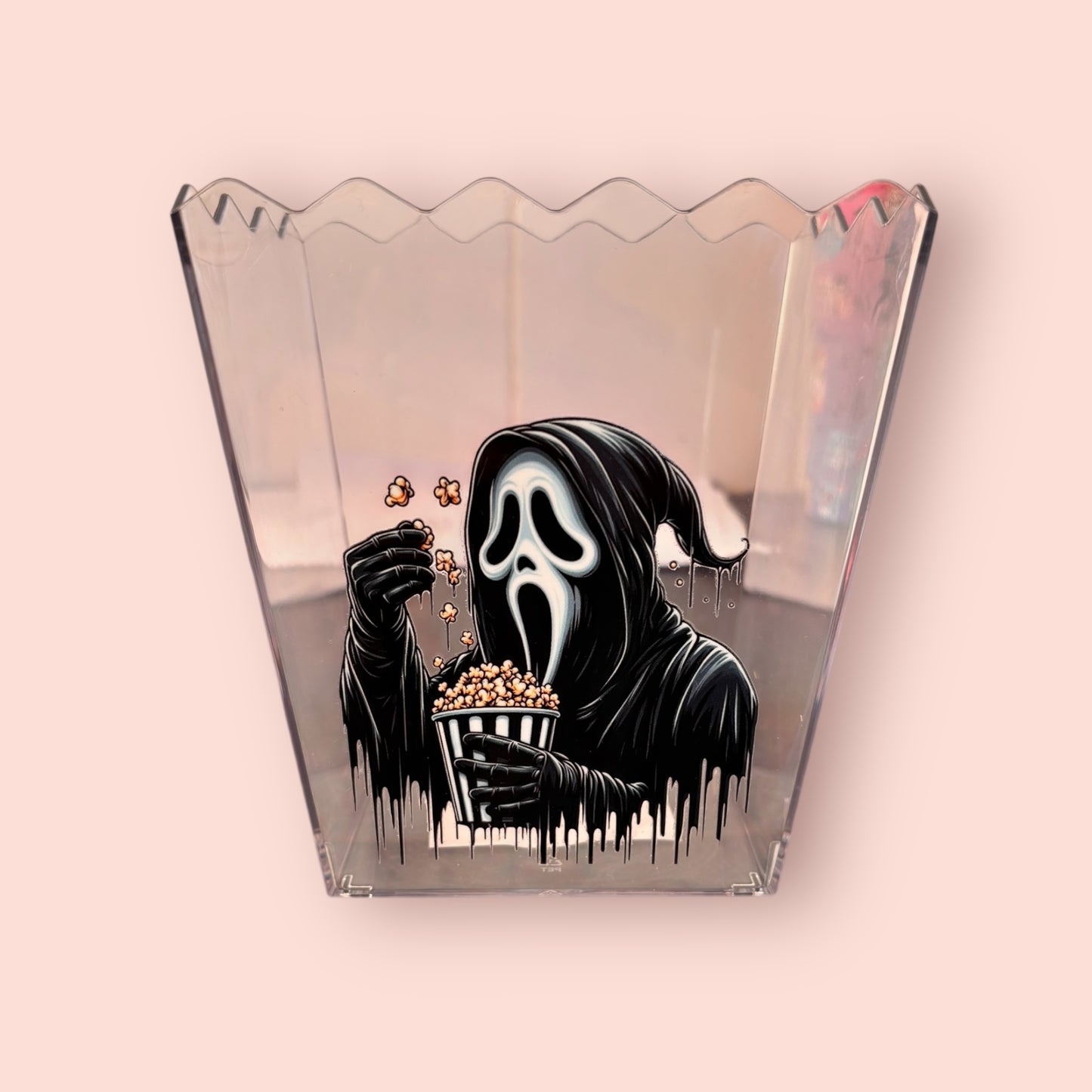Ghost face popcorn box