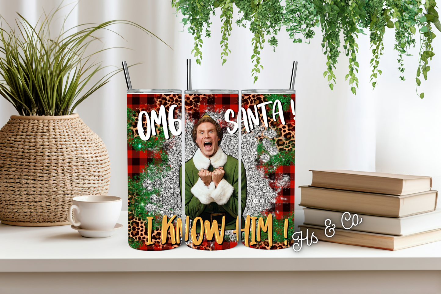 Omg Santa I know him tumbler