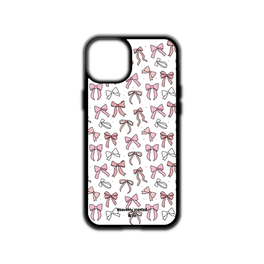 Pink bow iPhone case