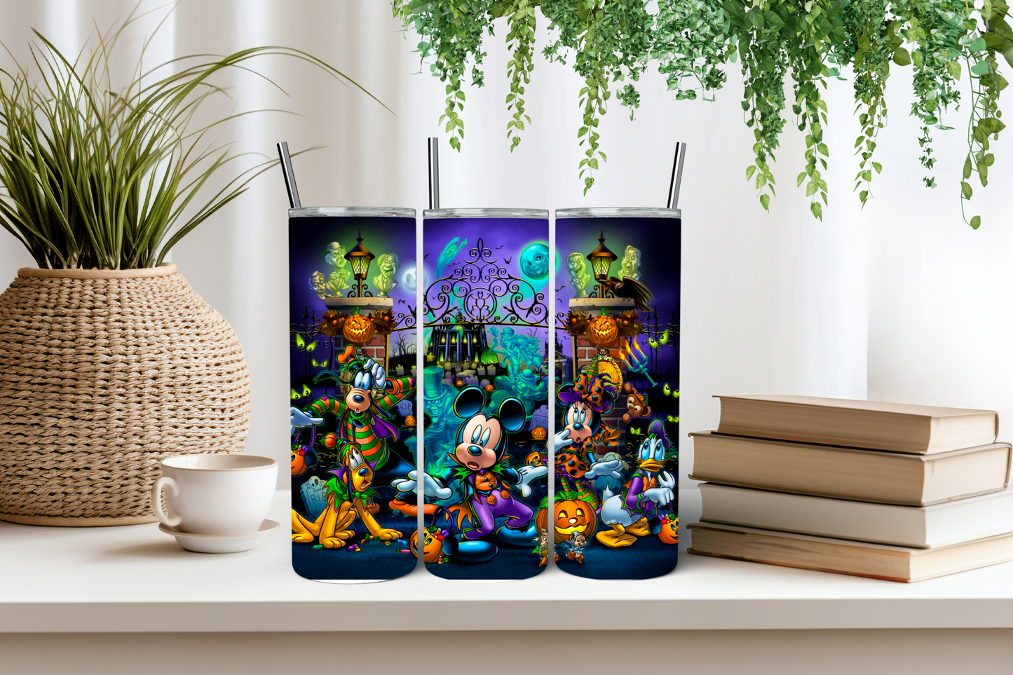 Horror Mickey night tumbler