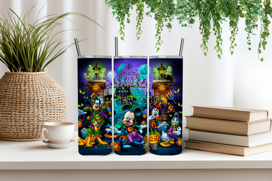 Horror Mickey night tumbler