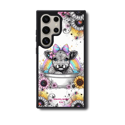 Rainbow highland Samsung case