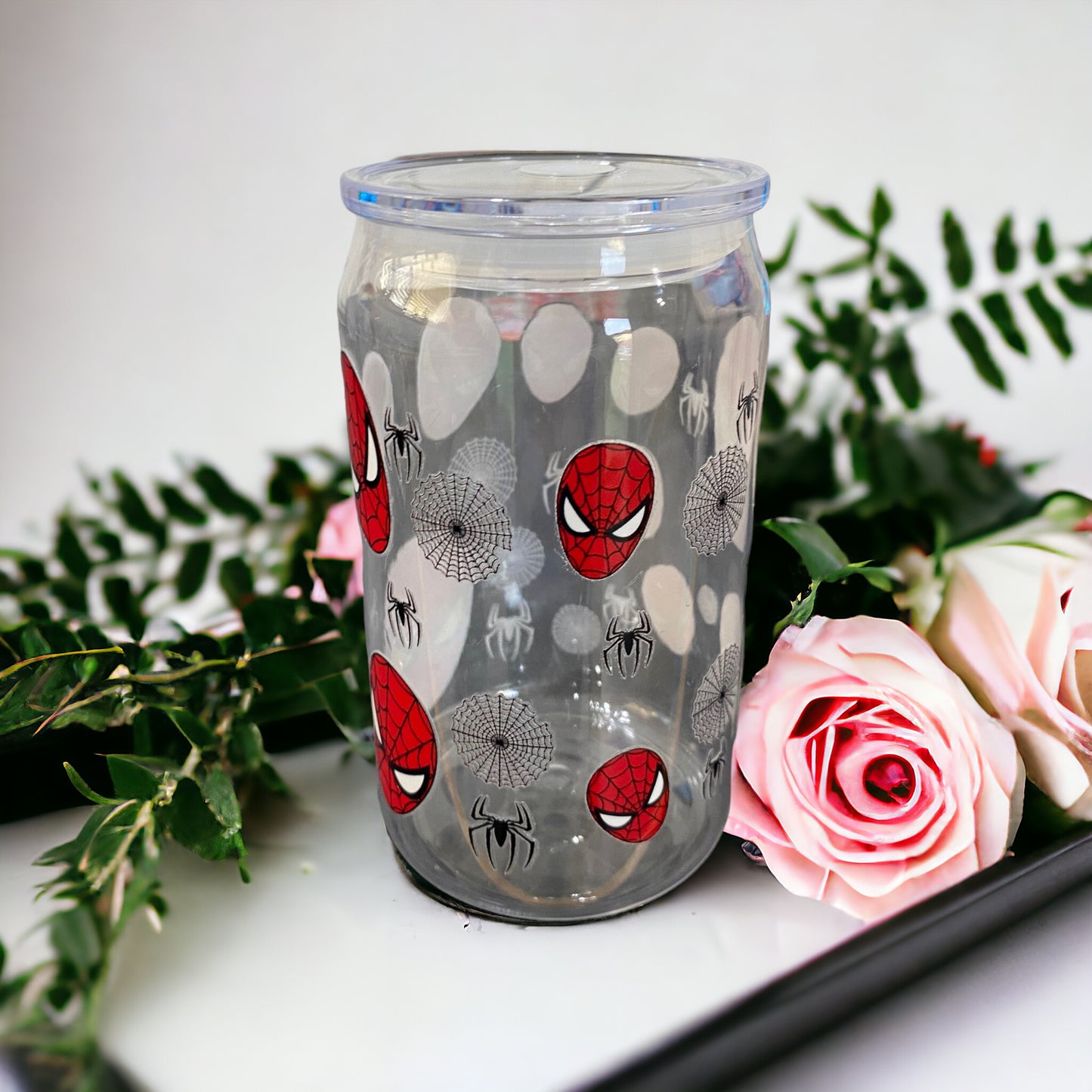 Spider-Man acrylic beer cup