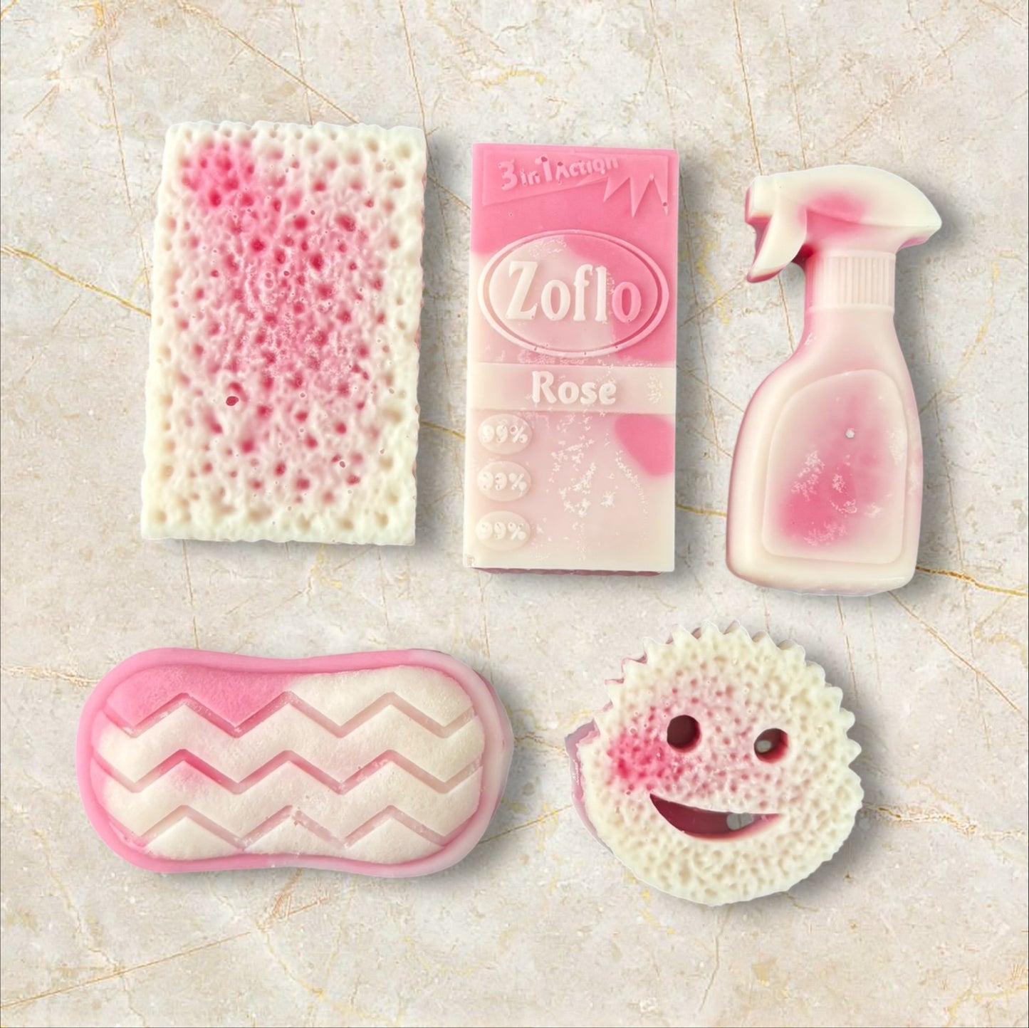Comforter type mini cleaning set wax melts