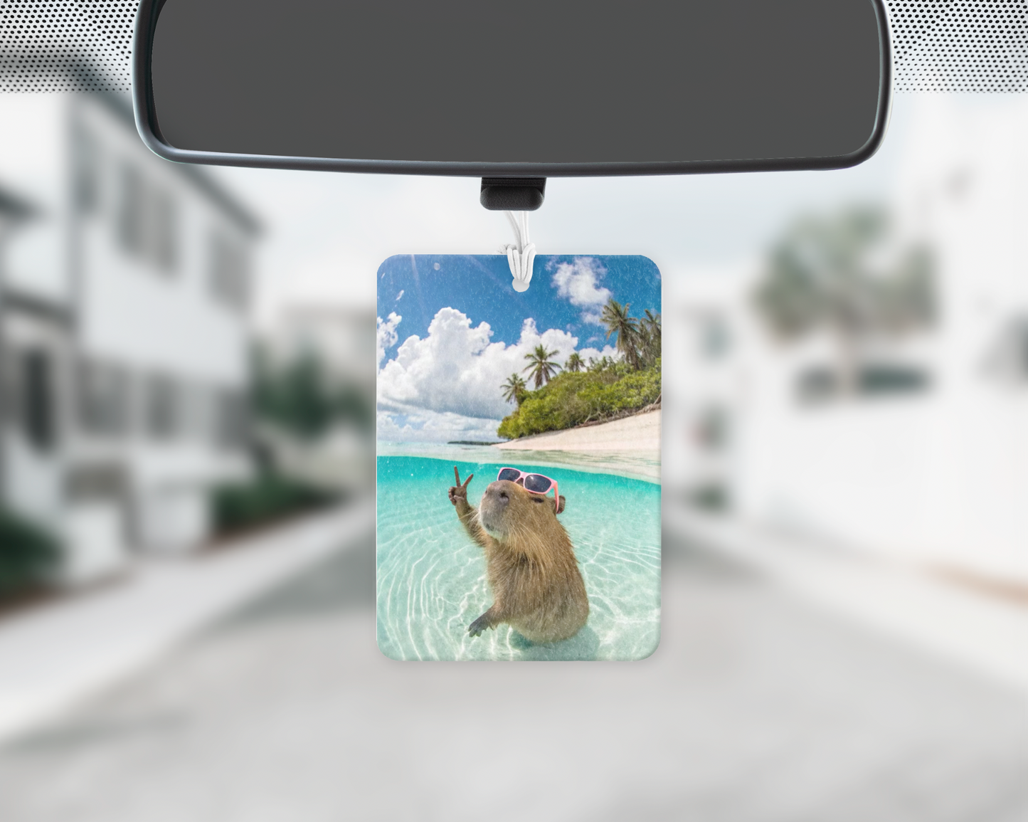Capybara car freshie