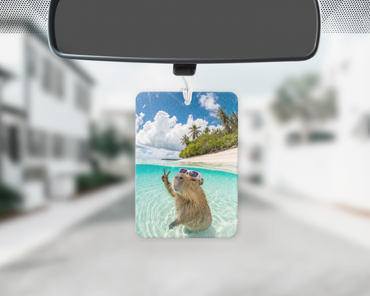 Capybara car freshie