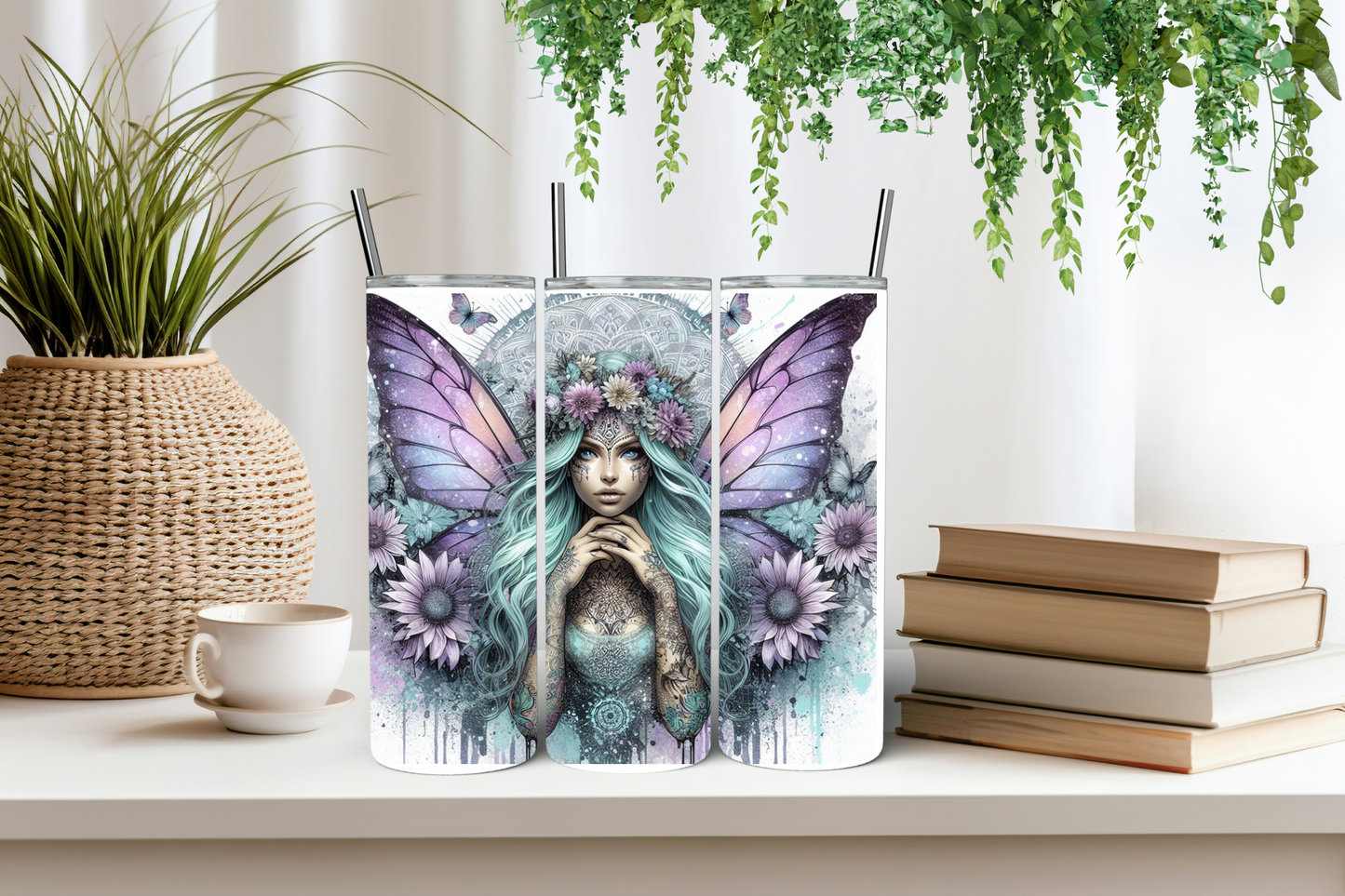 Fairy goddess tumbler