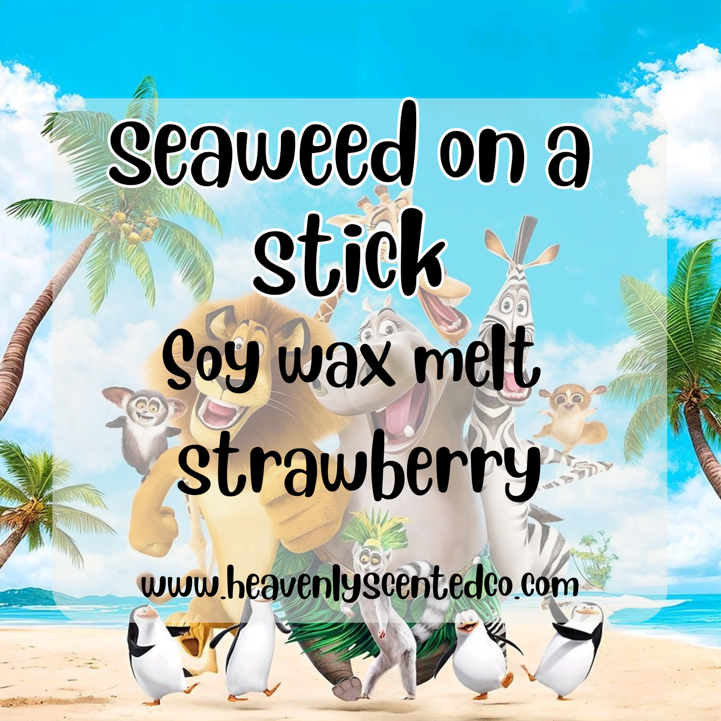 Seaweed on a stick wax melt (Madagascar)