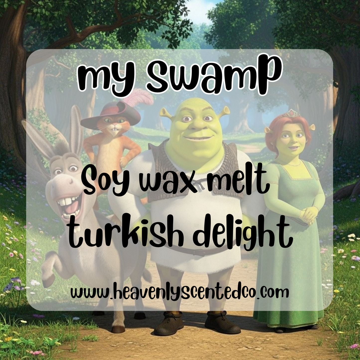 My swamp (shrek) inspired wax melt