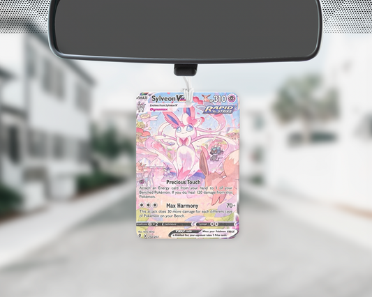 Pink cat car freshie