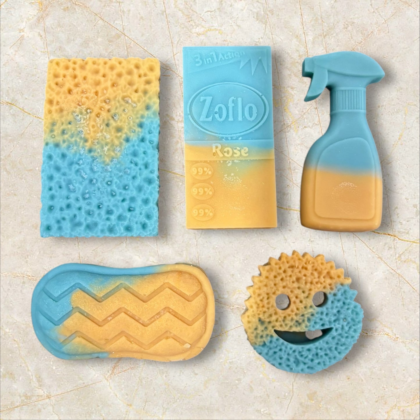 Blueberry muffins mini cleaning set wax melts