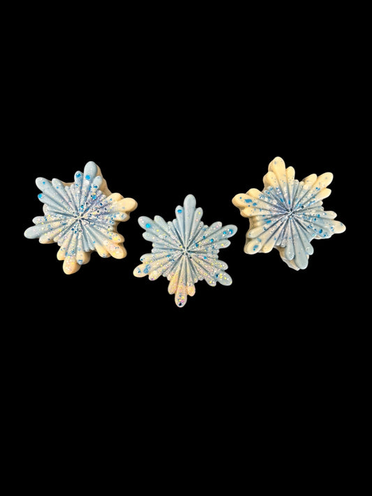 Snowflakes wax melt