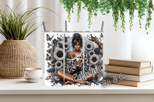 Coffee first tumbler