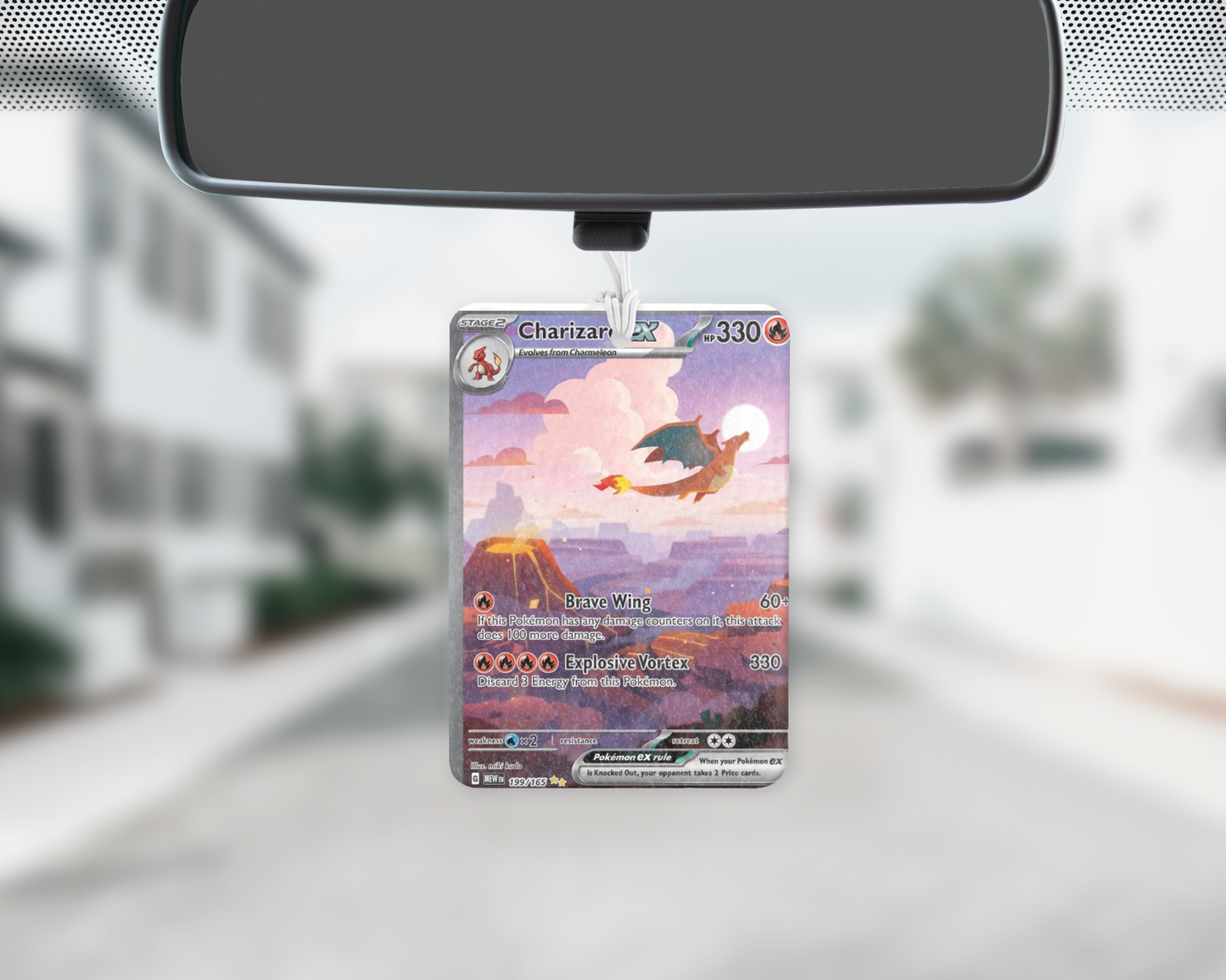 Sunset Zard car freshie