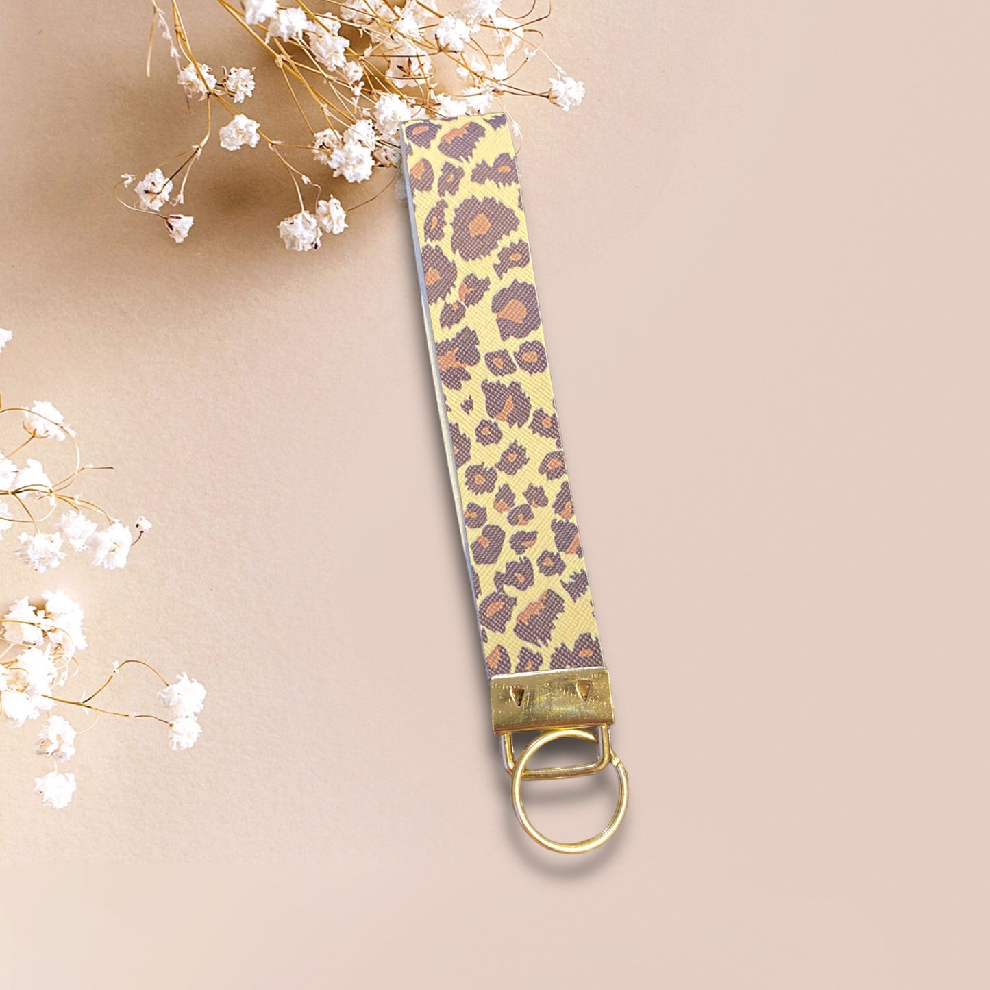 Leopard love key fob