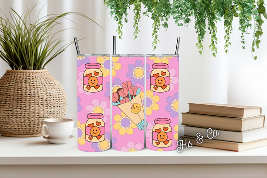 Jar of hearts tumbler